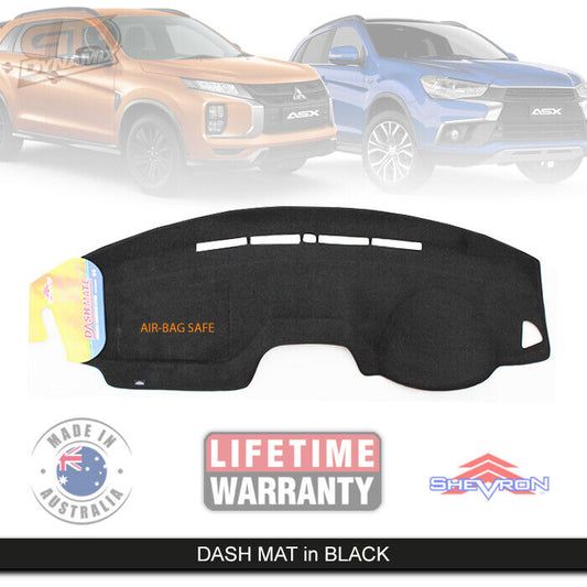 Shevron Dash Mat MITSUBISHI ASX XA XB XC + NEW XD LS  2010-2024 DM1193 Charcoal