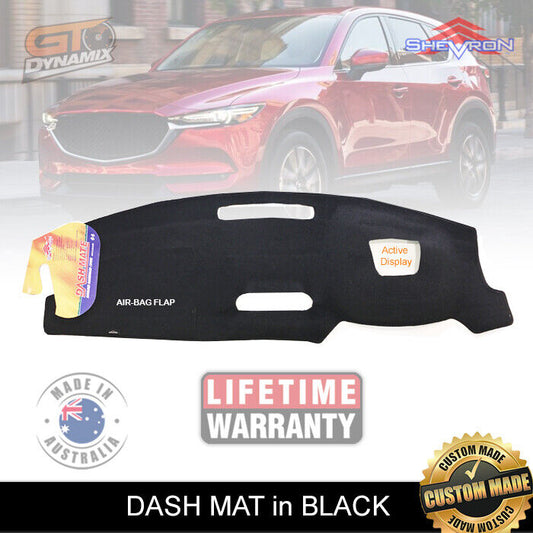 Shevron Dash Mat MAZDA CX-5 KF models FLIP-UP Active Display 2/2017-2020 DM1476 Black