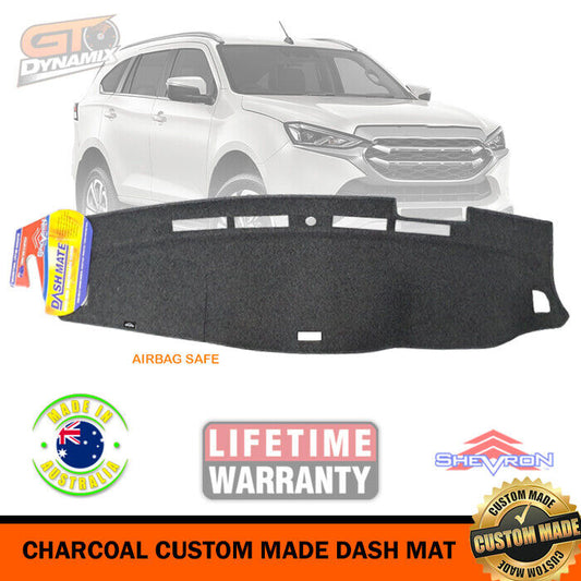 Shevron Dash Mat ISUZU MU-X LS-U LS-T LS-M MUX All Model July/2021-2024 DM1622 Charcoal