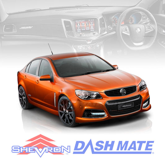 Shevron Dash Mat Holden VF Commodore Evoke SV6 SS 06/2013-2017 DM1321 Black