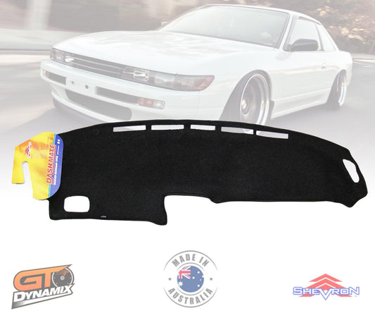 Shevron Dash Mat Nissan S13 Silvia 1989-6/95 Drift SIL80 180SX Drift DM906 Black