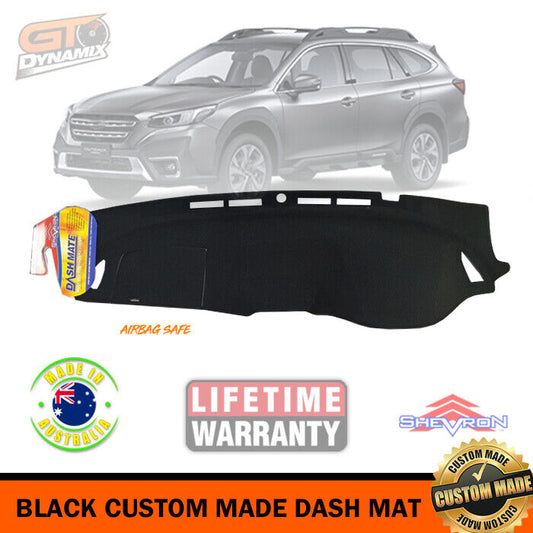 Shevron Dash Mat Subaru OUTBACK Wagon 6GEN AWD SPORT TOURING 12/2020-2024 DM1633 Black