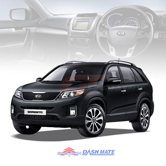 Shevron Dash Mat Kia Sorento XM Facelift 10/2012-3/2015 DM1329 Black