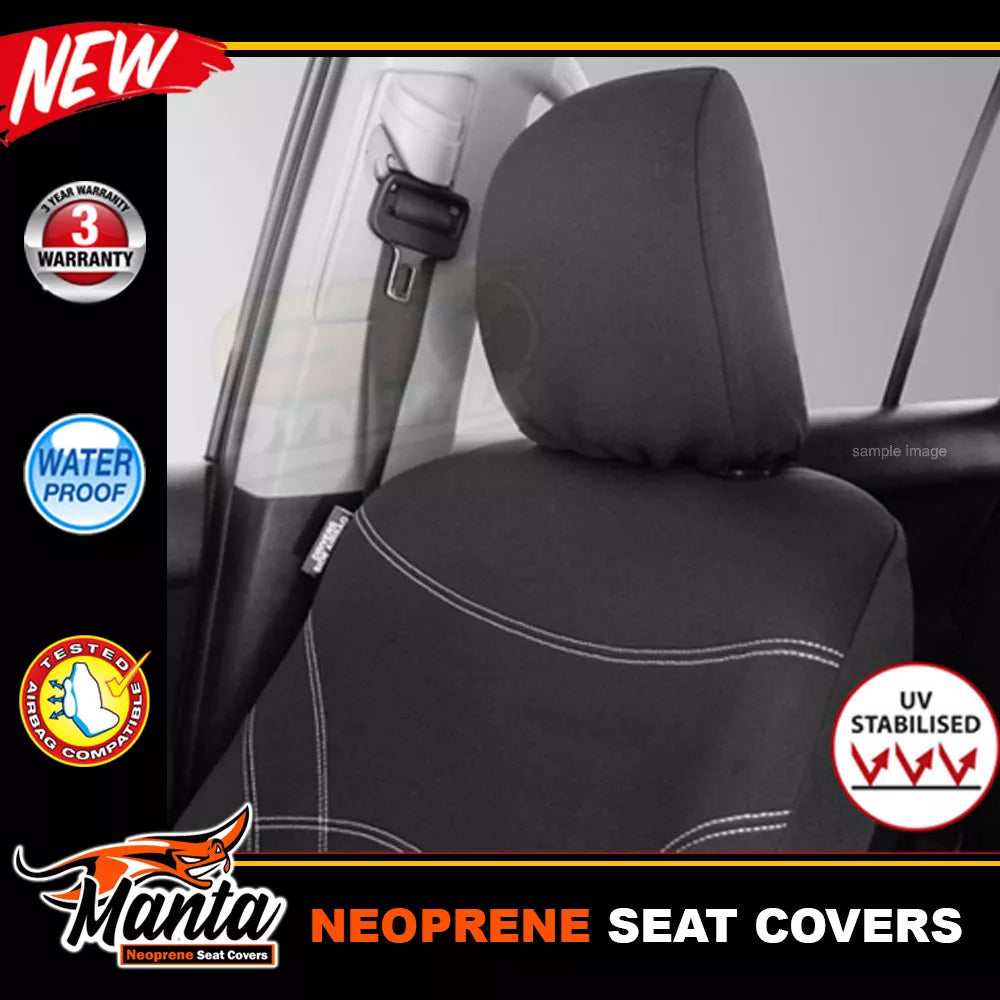 Manta Neoprene Front Seat Covers For SUBARU IMPREZA G3 G4 GJ WRX STI RS 07-2016