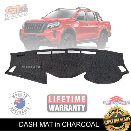 Shevron Dash Mat Nissan Navara D23 NP300 ST-20X ST SL PRO-204X 2021-2024 DM1603 Charcoal