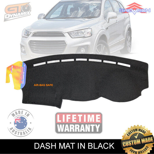 Shevron Dash Mat HOLDEN CAPTIVA CG LS LT LTZ 2016-6/2020 DM1431 Black