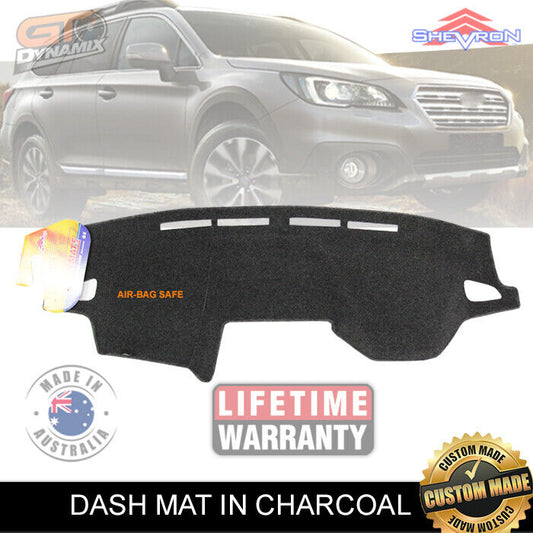 Shevron Dash Mat Subaru OUTBACK Wagon GEN 5 DEC/2014-11/2020 DM1382 Charcoal