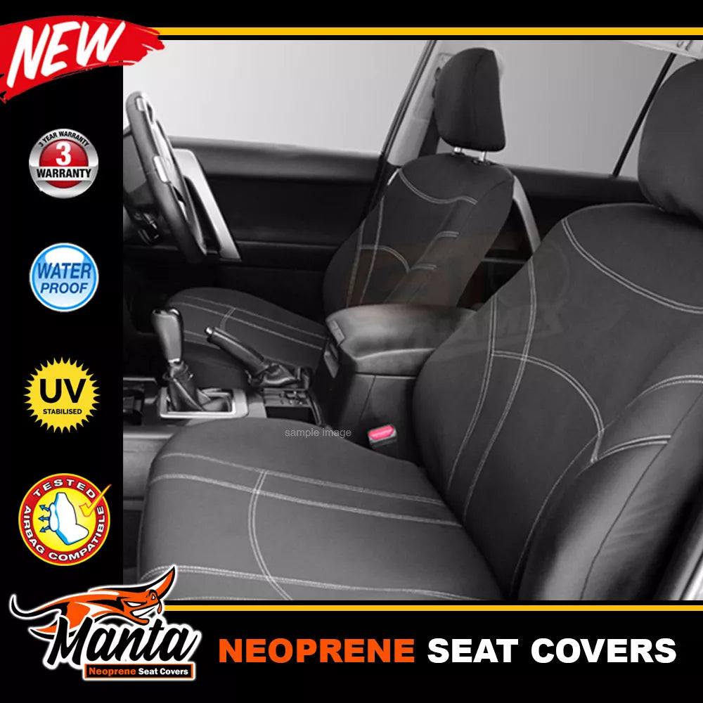 Manta Neoprene Front Seat Covers For LANDCRUISER 200 SERIES VX SAHARA 2007-2021