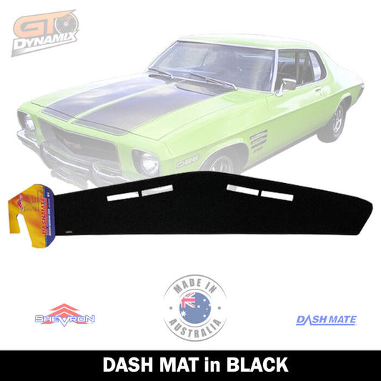 Shevron Dash Mat Holden HQ Kingswood Monaro Kingswood GTS LS SS LE 7/1971-9/1974 DM68 Black