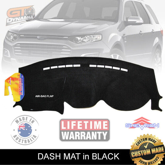 Shevron Dash Mat FORD Territory SZ TS TX Titanium MK2 05/2011-2018 DM1229 Black