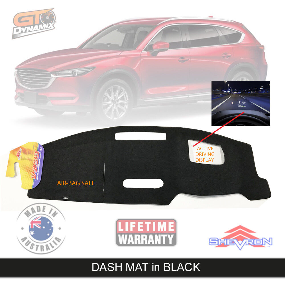 Shevron Dash Mat Mazda CX-8 KG Sport Asaki Active Display 2018-2020 DM1531 Black