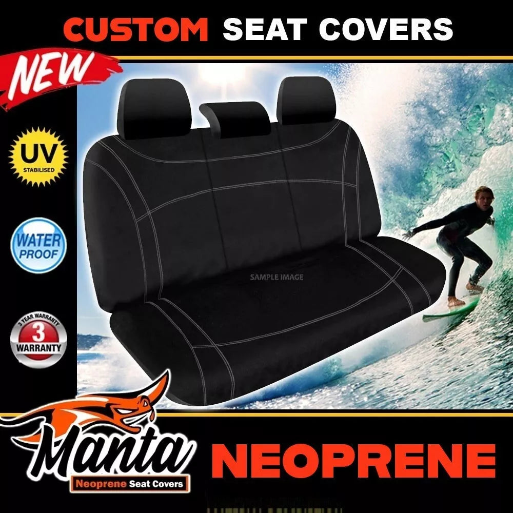 Manta Neoprene Middle Row Seat Covers For LANDCRUISER 100 SERIES GXL RV 1998-2007