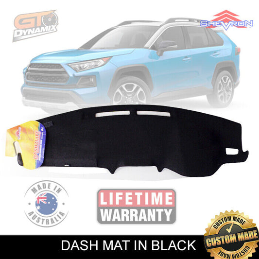 Shevron Dash Mat For Toyota RAV 4 MXAA52R GXL GX Cruiser Edge 2019-2024 DM1566 Black