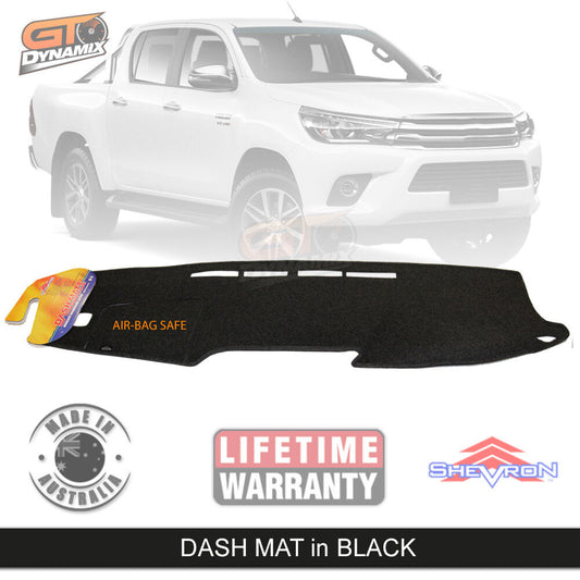 Shevron Dash Mat For Toyota KLUGER GSU XU40R KX-20R Grande 2008-2013 DM1064 Charcoal