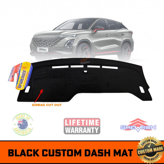 Shevron Dash Mat Chery Omoda 5 BX EX GT 2023-2024 DM1671 Black