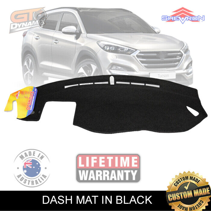 Shevron Dash Mat HYUNDAI Tucson Active X Elite & Highland 8/2015-7/2018 DM1398 Black