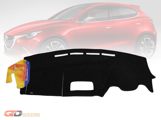 Shevron Dash Mat Mazda 2 DJ Neo & Maxx Hatch + Sedan (NO HUD)  7/2014-2024 DM1372 Black