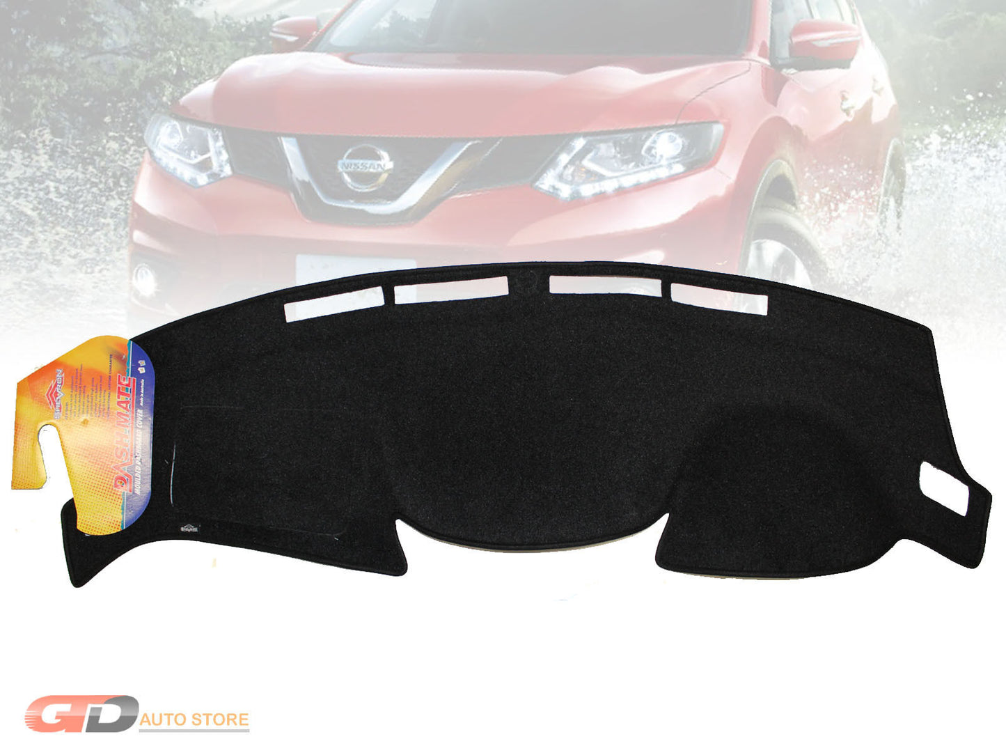 Shevron Dash Mat Nissan X-Trail T32 All Models  3/2014-7/2022 DM1348 Black