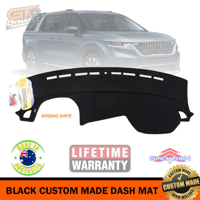 Shevron Dash Mat Kia Carnival KA4 Platinum SLi S Models 9/2020-2024 DM1608 Black