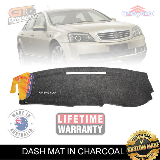 Shevron Dash Mat Holden WM Statesman Caprice 07/2006-2005/2013 DM1038 Charcoal