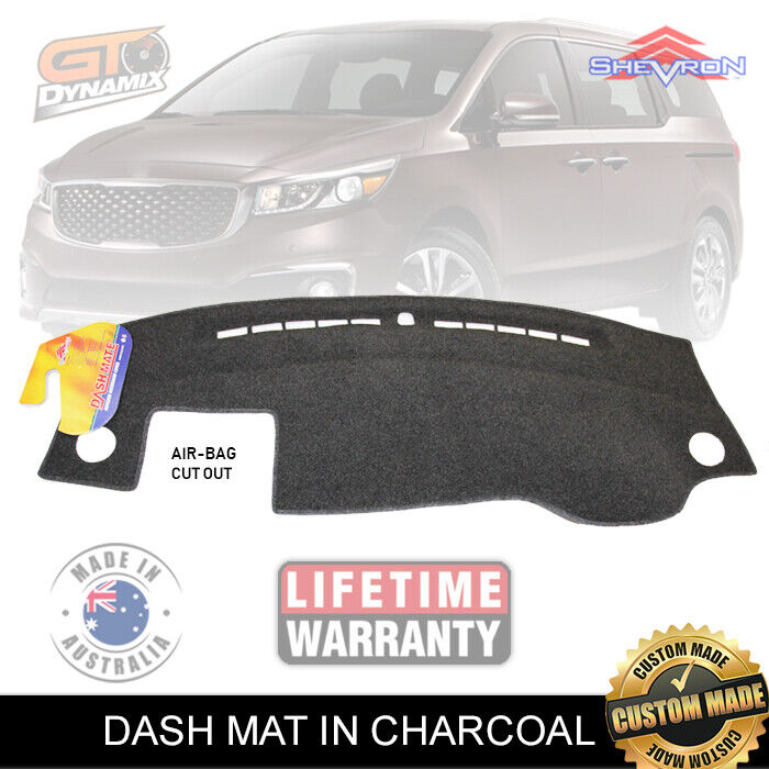 Shevron Dash Mat KIA Grand CARNIVAL YP Platinum S SLi Si 2015-8/2020 DM1397 Charcoal