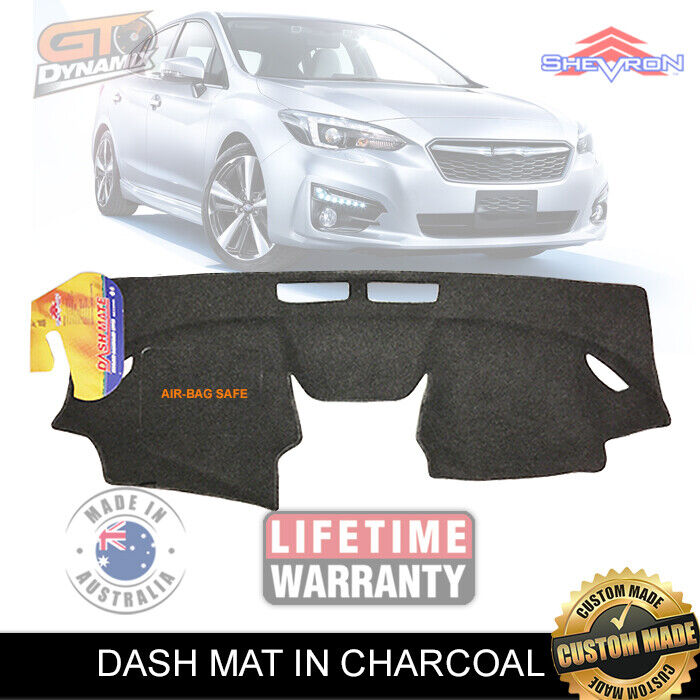 Shevron Dash Mat Subaru Impreza GK GT Gen 5 2.0i-20L 12/2016-2024  DM1462 Charcoal