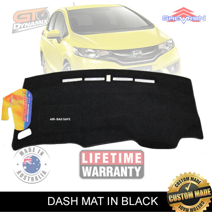 Shevron Dash Mat HONDA Jazz 3rd GENERATION ALL MODELS 7/2014-1/2020 DM1360 Black