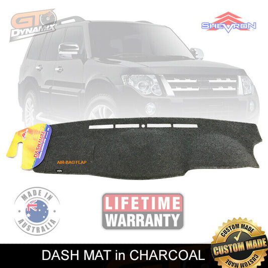 Shevron Dash Mat MITSUBISHI PAJERO SPORTS GLX GLS VRX EXCEED 10/2015-2024 DM1393 Black