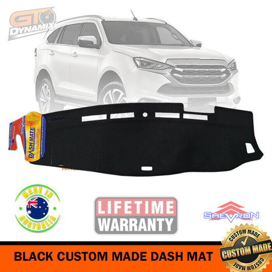 Shevron Dash Mat ISUZU MU-X LS-U LS-T LS-M MUX All Model July/2021-2024 DM1622 Black