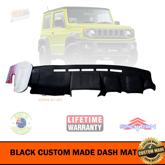 Shevron Dash Mat Suzuki Jimny JB74 GLX Heritage Lite 3 Door 11/2018-2024 DM1550 Black