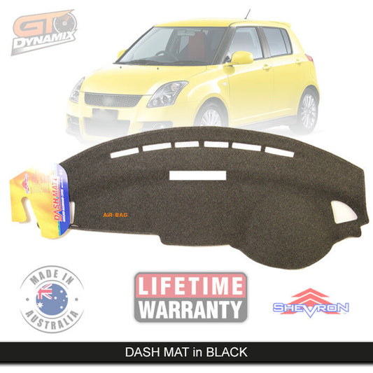 Shevron Dash Mat Suzuki Swift RS Sport GL ALL Models Feb/2005-20Dec/2010 DM971 Charcoal