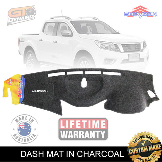 Shevron Dash Mat Nissan Navara D23 NP300 ST-20X ST MARCH/2015-2021 DM1390 Charcoal