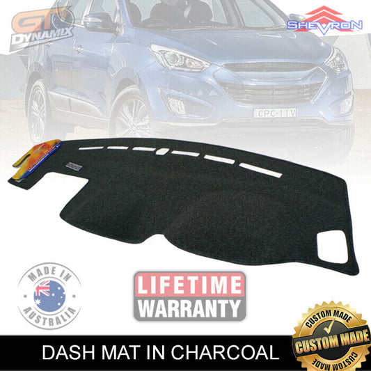 Shevron Dash Mat HYUNDAI iX35 iX-2035 ACTIVE ELITE HIGHLANDER 2010-2015 DM1157 Charcoal