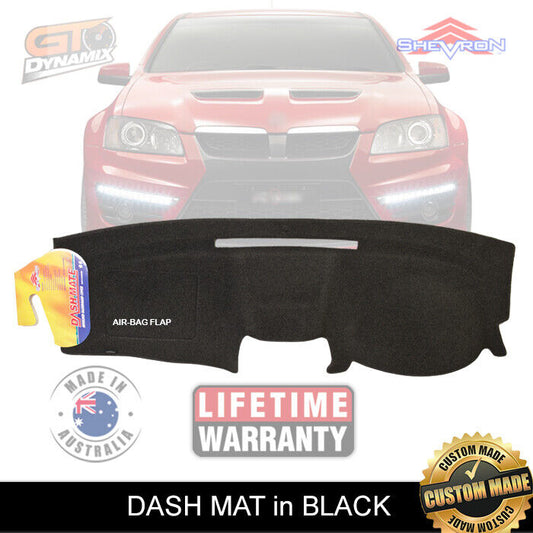 Shevron Dash Mat HSV VE E3 Series Clubsport GTS Maloo Senator 10/2010-5/2013 DM1203 Black