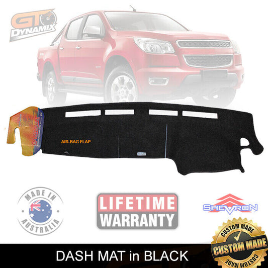 Shevron Dash Mat HOLDEN COLORADO RG DX LX/LT LTZ ZL1 6/2012-7/2016 DM1278 Charcoal