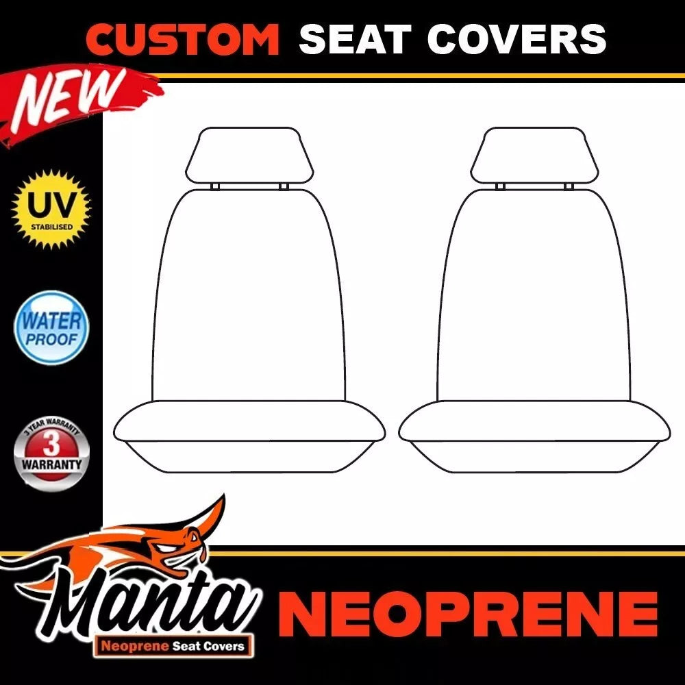 Manta Neoprene Front Seat Covers For MAZDA CX-8 KG ASAKI SPORT TOURING 6/2018-2024