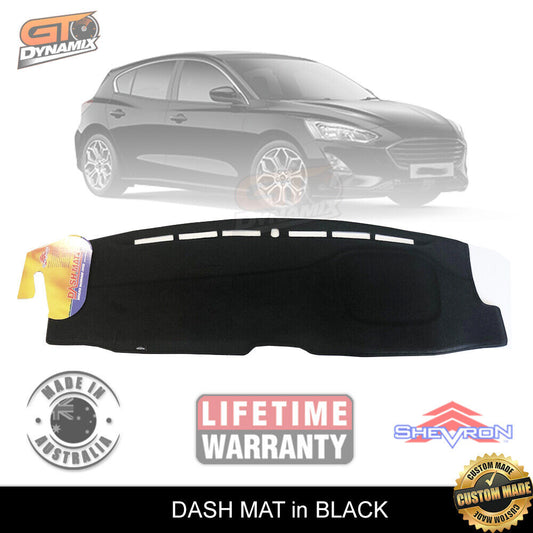 Shevron Dash Mat Ford Focus SA Hatch Sedan Wagon ST Titanium 11/2018-2024 DM1554 Black