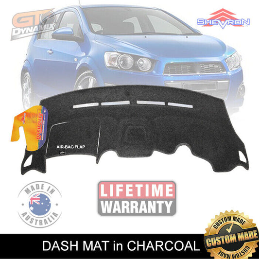 Shevron Dash Mat Holden Barina TM Hatch & Sedan All CD RS CDX 9/2011-9/2016 DM1248 Charcoal