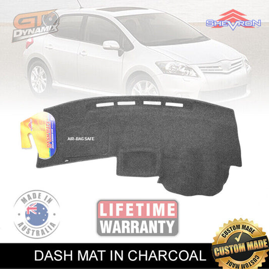 Shevron Dash Mat For Toyota Corolla Hatch ZRE152 4/2007-10/2012 DM1045 Charcoal