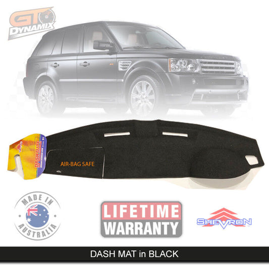 Shevron Dash Mat Range Rover Sport L320 SDV6 TDV8 2005-6/2009 DM1080 Black