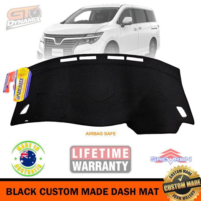 Shevron Dash Mat NISSAN ELGRAND E52 Highway Star Premium 8/2010-2024 DM1583 Black