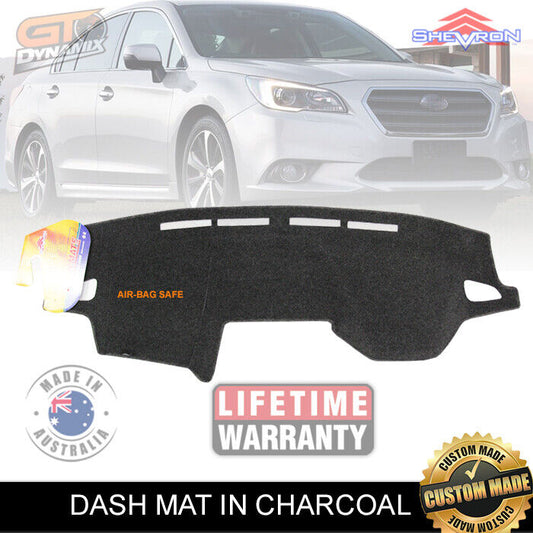 Shevron Dash Mat Subaru Liberty GEN 6 Sedan+ Wagon 12/2014-6/2020 DM1382 Charcoal