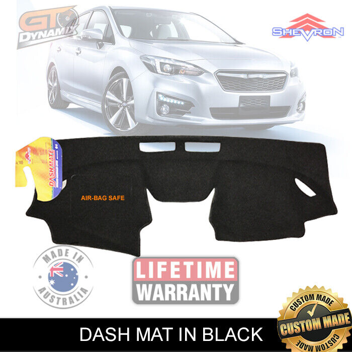 Shevron Dash Mat Subaru Impreza GK GT Gen 5 2.0i-20L 12/2016-2024  DM1462 Black