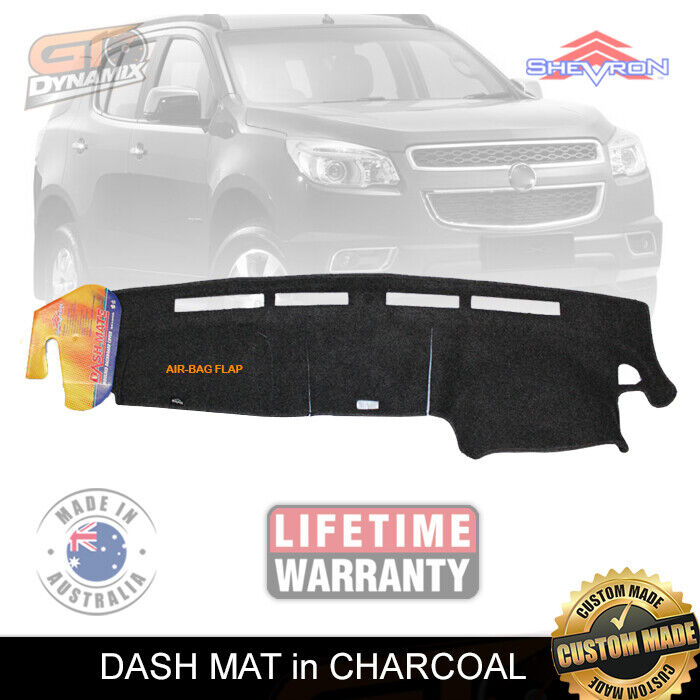 Shevron Dash Mat HOLDEN COLORADO 7 RG DX LX/LT LTZ 06/2012-2016 DM1278 Charcoal