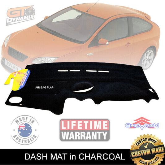 Shevron Dash Mat FORD Focus LS LT LV XR5 Turbo 5/2005-5/2011 DM1030 Black