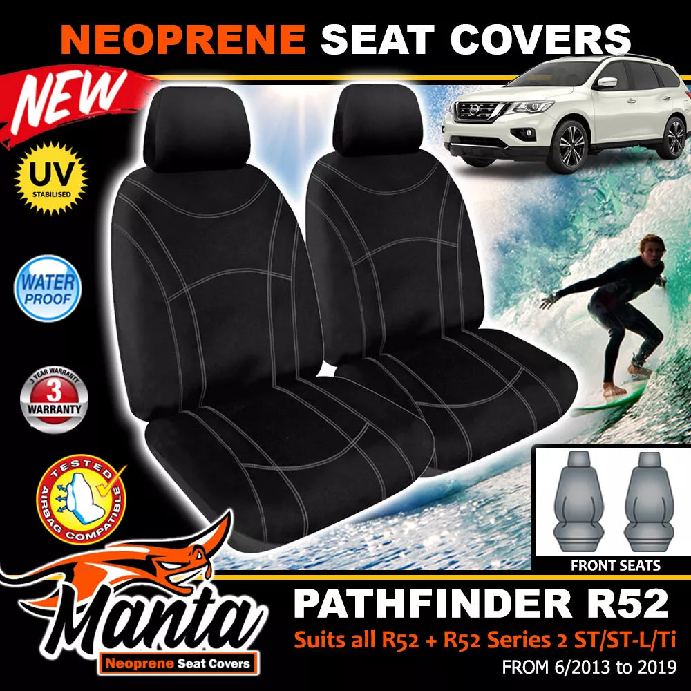 Manta Neoprene Front Seat Covers For Amarok 2H Core Hero Highline 6/2010-2022