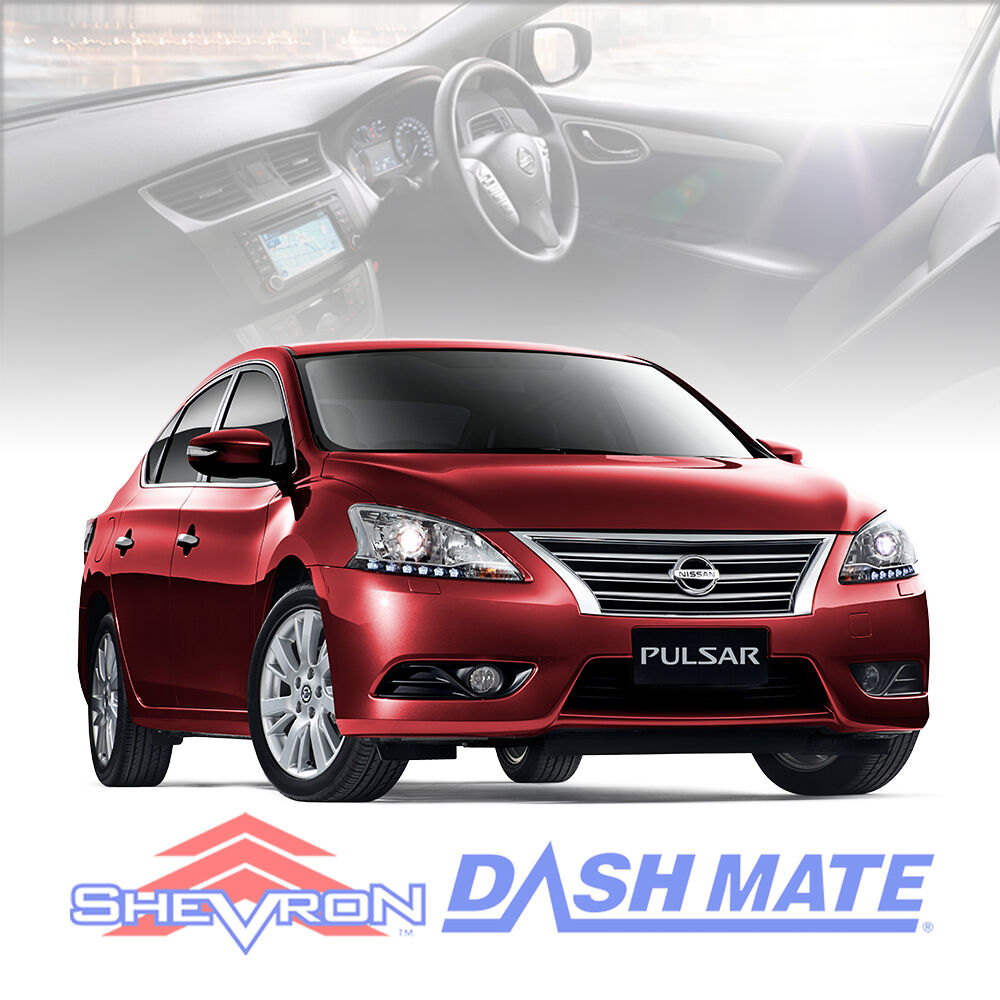 Shevron Dash Mat NISSAN Pulsar C12 ST Ti 2013-2024 DM1298 Charcoal