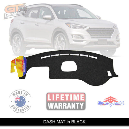 Shevron Dash Mat Hyundai Tucson Facelift MY19 GO ACTIVE X Elite + 6/2018-2020 DM1528 Black