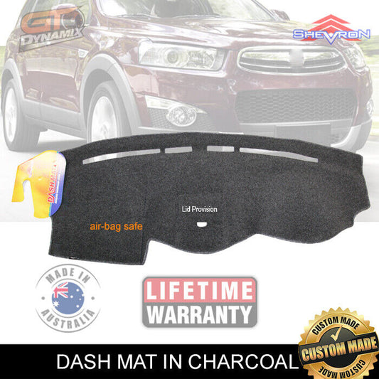 Shevron Dash Mat HOLDEN CAPTIVA LX CG 06/2006-11/2013 DM1029 Charcoal