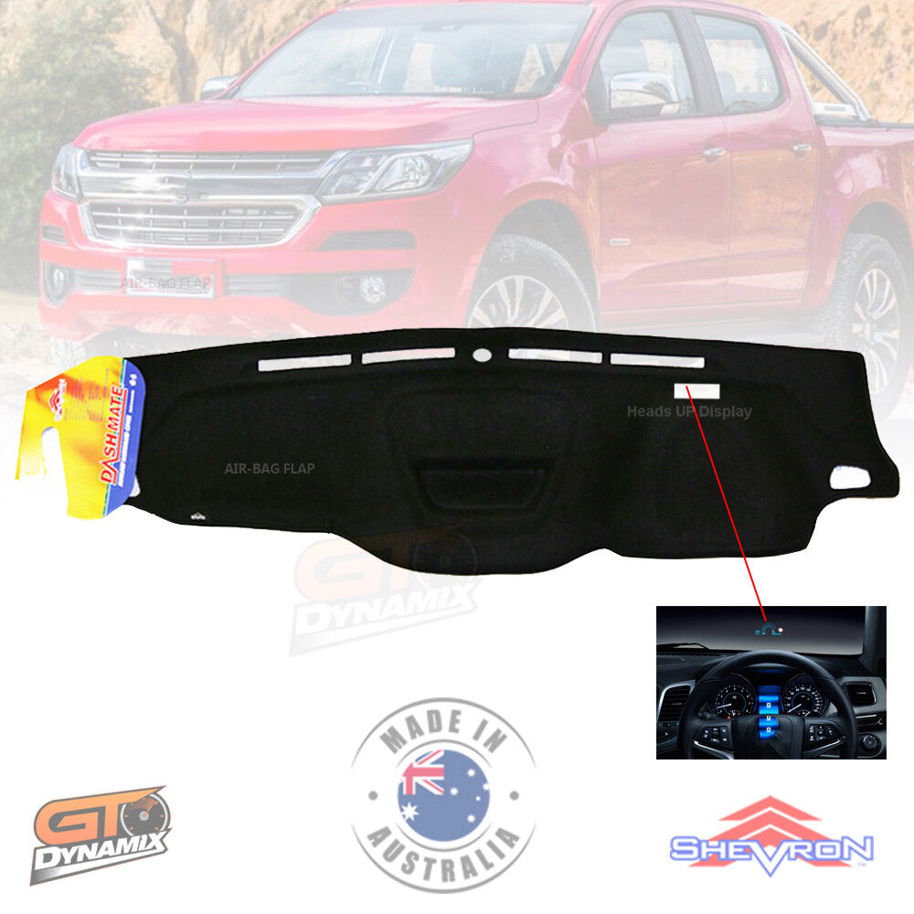 Shevron Dash Mat HOLDEN COLORADO RG MY17 LS-20LT-20 LTZ-20 Z71 Aug/2016-6/2020 HUD DM1443D Black